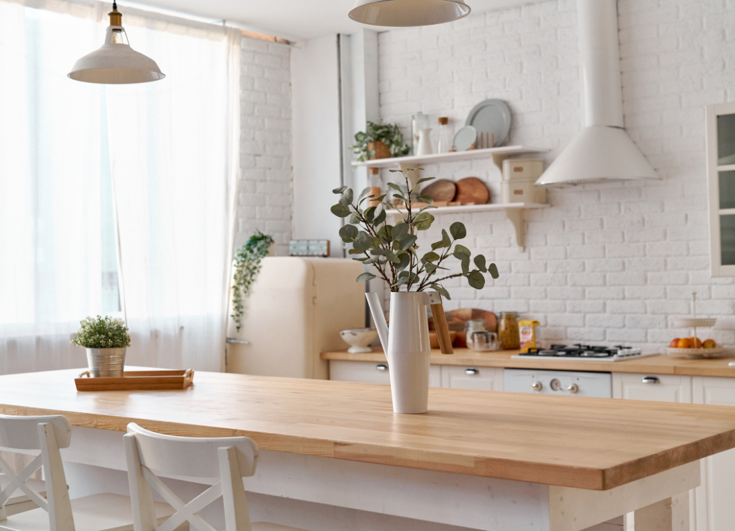 Finished kitchen in a family home near Glasgow
